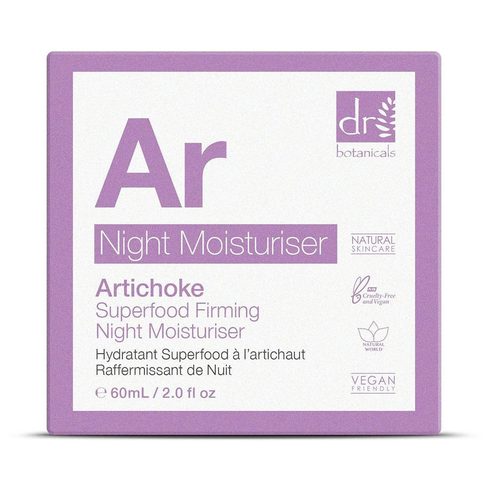 Dr Botanicals Artichoke Superfood Firming Night Moisturiser, 2 Oz